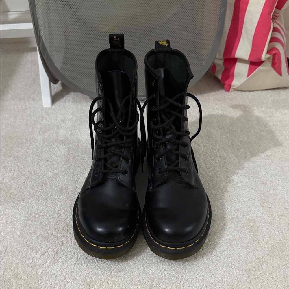 Dr. Martens Black Combat Boots
